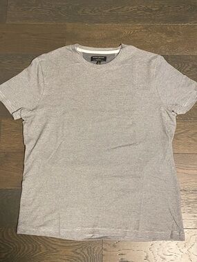 Banana Republic Men's Short Sleeve Crew Tee - Light Gray